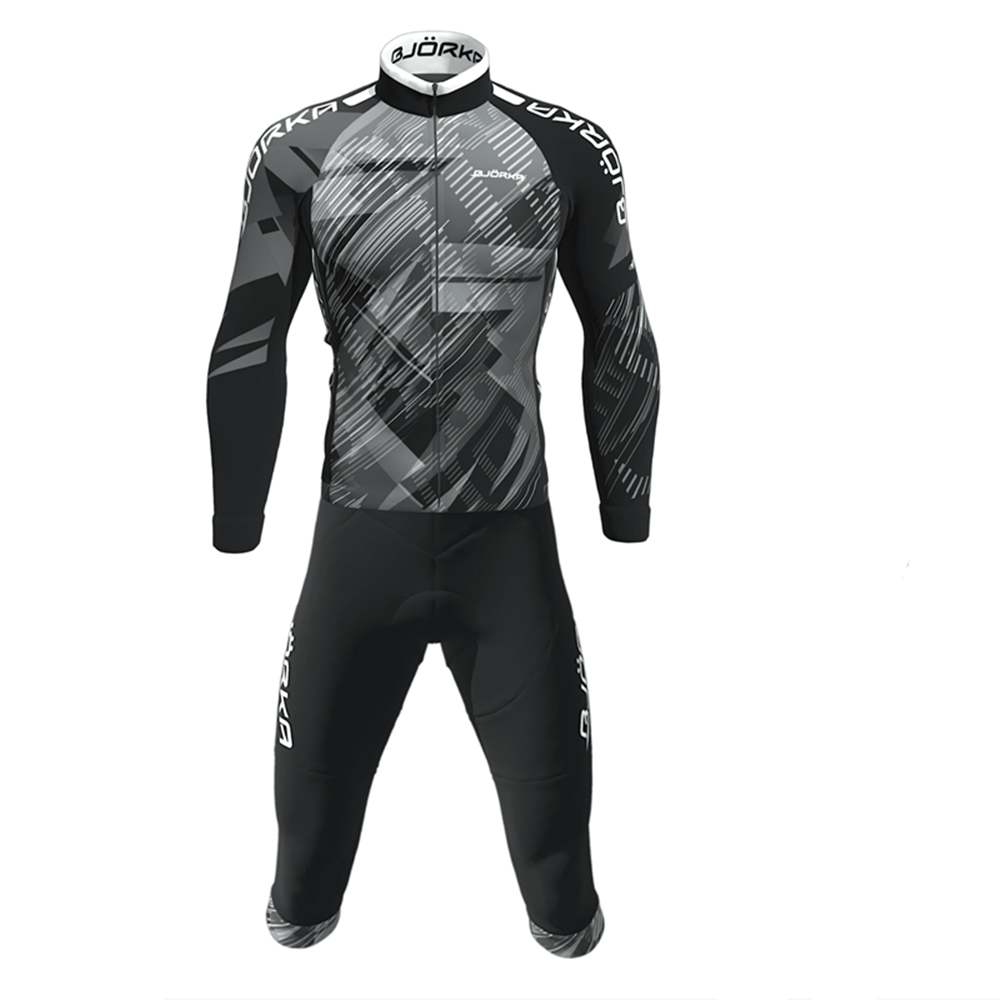 Cycling Community - Primavera/outono bjorka ciclismo manga longa camisa