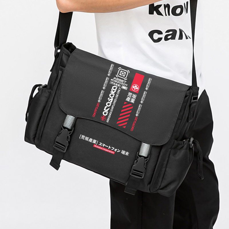 Cycling Commuter Backpack - Mochila de Ombro Único Anime Cyberpunk