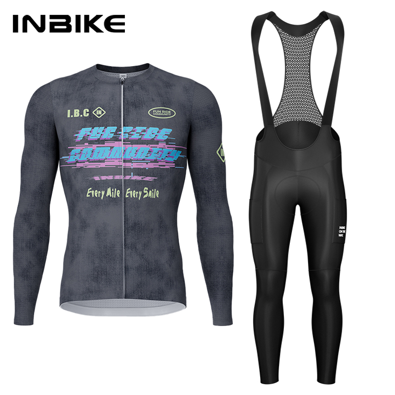 Cycling Community - Inbike primavera outono conjunto de ciclismo