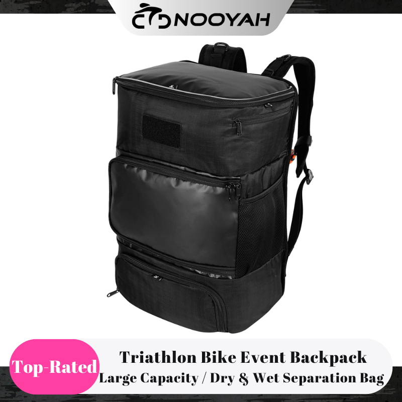 Cycling Commute Backpack - NOOYAH Triathlon Bike Bolsa Evento de