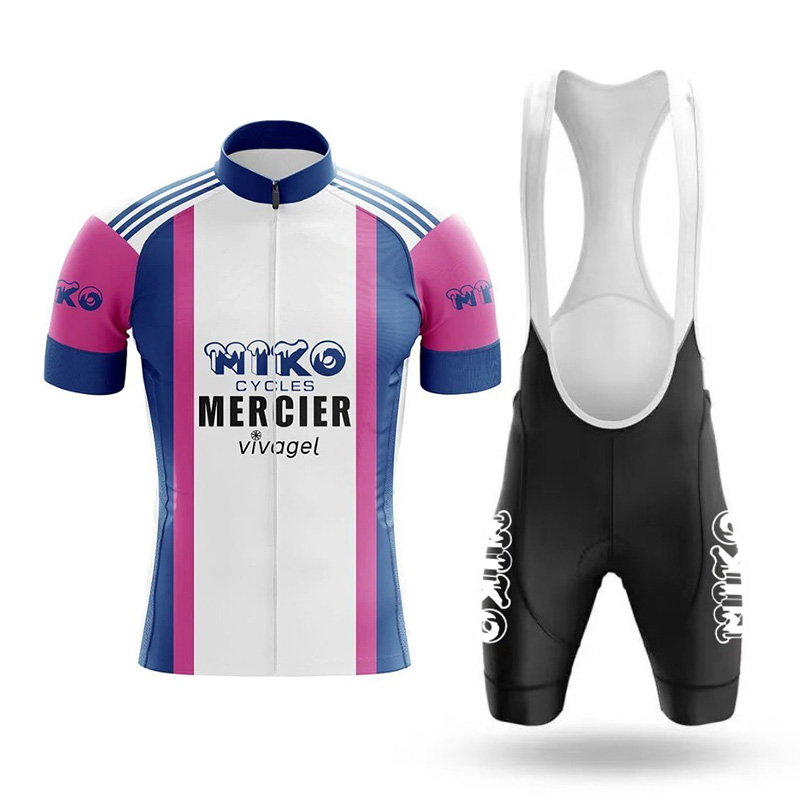 Cycling Community - Camisa de Ciclismo Retro Mercier Miko