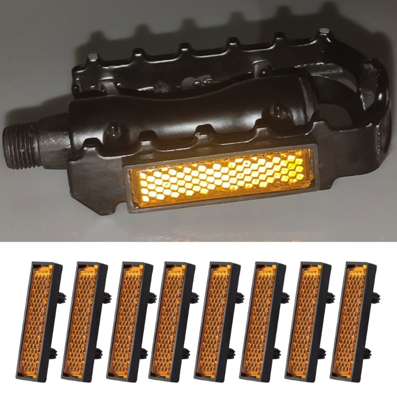 8 pçs/set pedal refletor refle - Spoke Reflector Set avaliação e preço