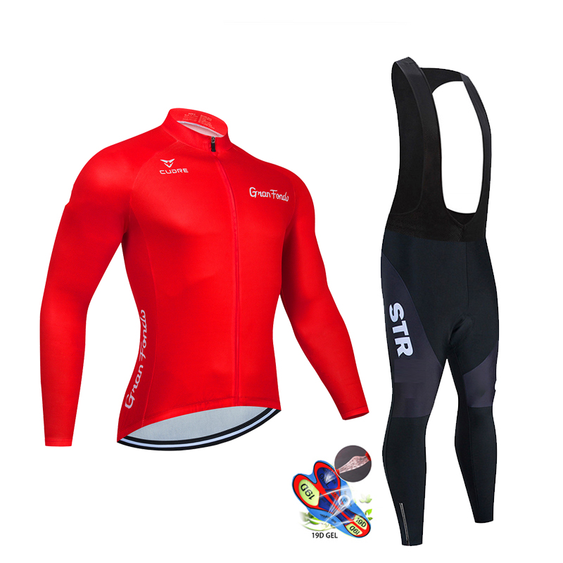 Outono preto conjunto camisa d - Cycling Community avaliação e preço