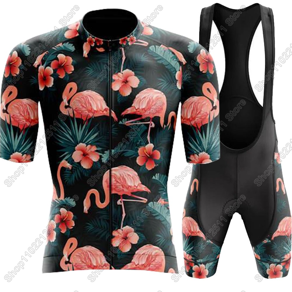 2025 flamingo conjunto camisa  - Cycling Community avaliação e preço